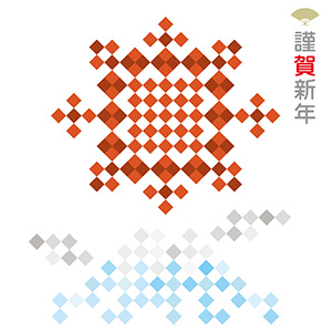 ドット絵_富士と日の出