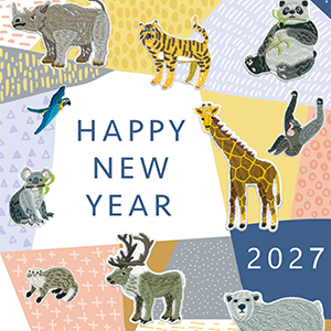 2027未カジュアル年賀状・038