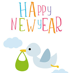 HAPPY NEW YEAR_コウノドリ