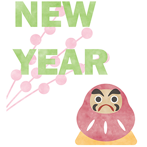 HAPPY NEW YEAR_だるま