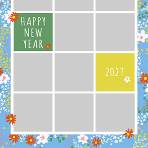 2027未フォト年賀状・116
