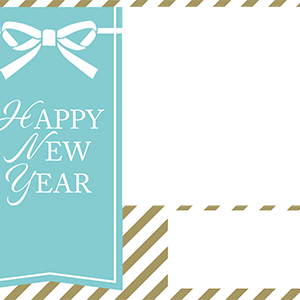 Happy New Year_白いリボン