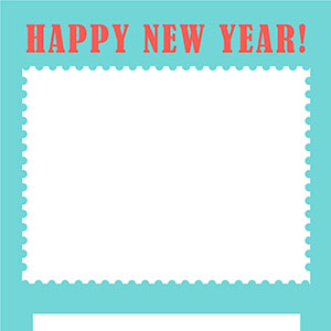 HAPPY NEW YEAR_切手