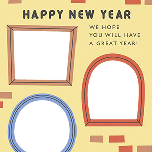 HAPPY NEW YEAR_３つ窓