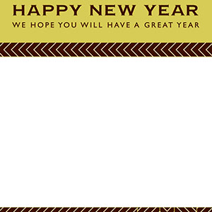 HAPPY NEW YEAR_リボン*鶸色