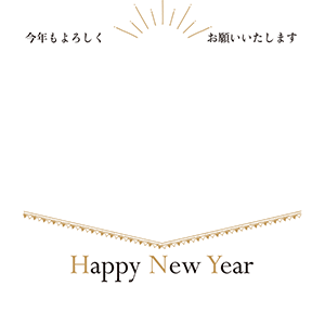 Happy New Year_金と黒