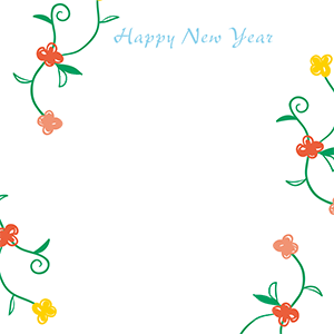 Happy New Year_お花