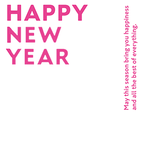 HAPPY NEW YEAR_ピンク