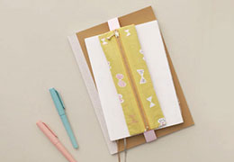 ブックバンド付きペンケース