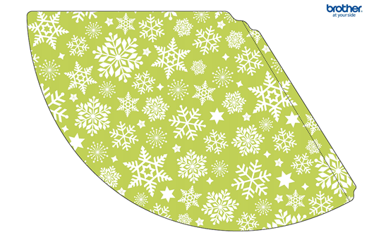 パーティハット　クリスマス　雪の結晶