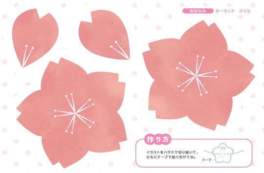 桜ガーランド　桜B