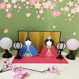 ［スキャンカット用テンプレート］お内裏様・おひな様・ぼんぼり　カットデータ