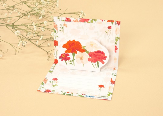 日比谷花壇ポップアップカード秋冬