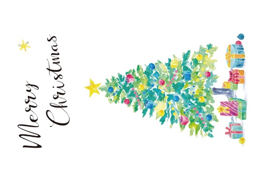 クリスマスポスター　イラスト
