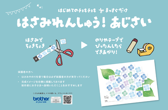 はさみれんしゅう　あじさい