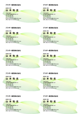 スタンダード名刺 横13