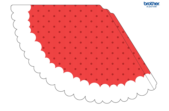 パーティハット　クリスマス　ドット