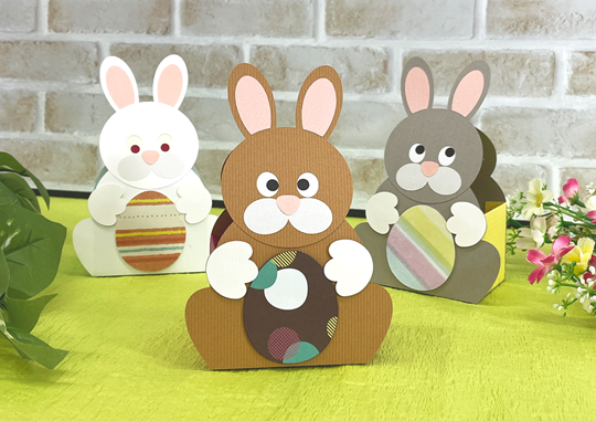 イースターバニーカットデータ完成イメージ