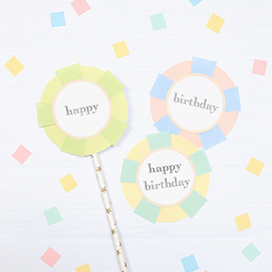 フォトプロップス　Happybirthday