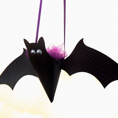 ハロウィン_コウモリ小物入れ