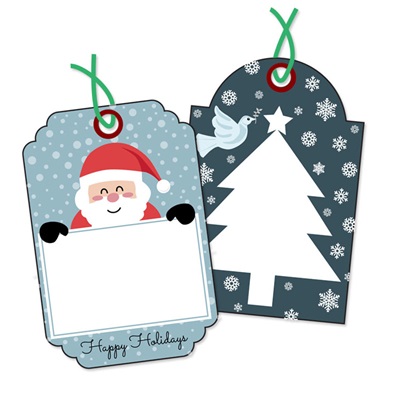 クリスマスメッセージタグ01