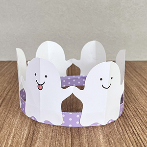 ハロウィンかんむり　おばけ