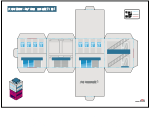 JR貨物全面協力のペーパークラフト 大きな駅事務所