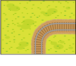 JR貨物全面協力のペーパークラフト 線路(あぜ道)１