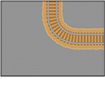 JR貨物全面協力のペーパークラフト 線路(舗装された道) 3