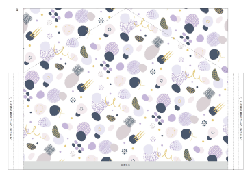 壁掛けポスト（パープル）
