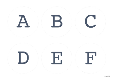 壁飾りアルファベット大文字&nbsp;大（ネイビー）